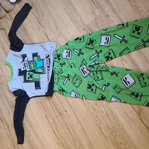 Boys pajamas Minecraft size L10